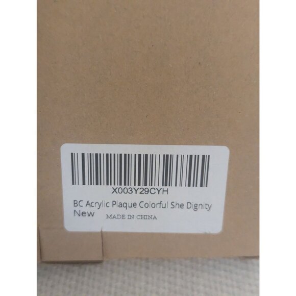 Christian Acrylic Plaque "She Is Clothed With Strength & Dignity" Proverbs 31:25 - Picture 4 of 4